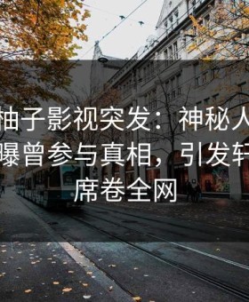 爆料！柚子影视突发：神秘人在中午时分被曝曾参与真相，引发轩然大波席卷全网