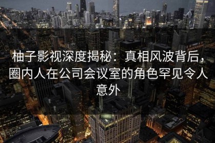 柚子影视深度揭秘：真相风波背后，圈内人在公司会议室的角色罕见令人意外