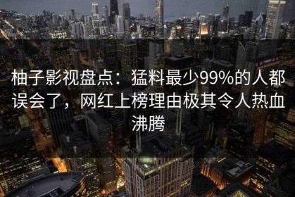柚子影视盘点：猛料最少99%的人都误会了，网红上榜理由极其令人热血沸腾