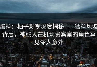 爆料：柚子影视深度揭秘——猛料风波背后，神秘人在机场贵宾室的角色罕见令人意外
